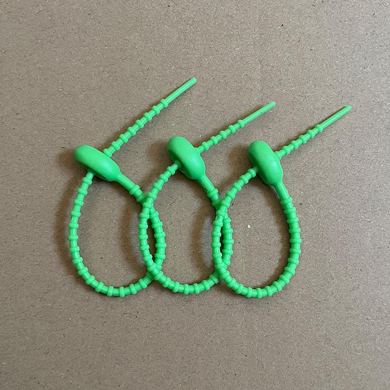 10pcs Silicone Reusable Cable Organizer Winder Ties, Multi-Function Fastener Sleeves, Cable Management Bags, Food Saver, Headphone Wire Clips