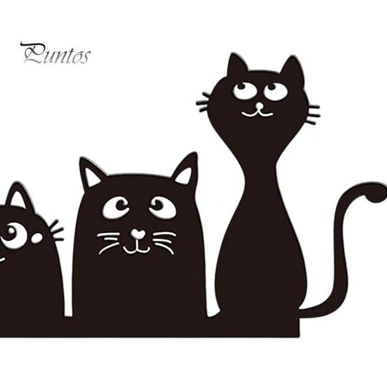 Door Frame Decoration Halloween Black Cat Topper Wooden Corner Decor Charming Theme Hone Office Festive