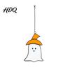 Indoor Outdoor Halloween Decor Hanging Pendant Colorful Sun Catcher for Wall Window Decoration Stained Glass Home Style Art Ornament And Party