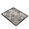 Retro Flower Tile Kitchen Draining Pad Countertop Drying Pad Dining Table Heat Resistant Pad