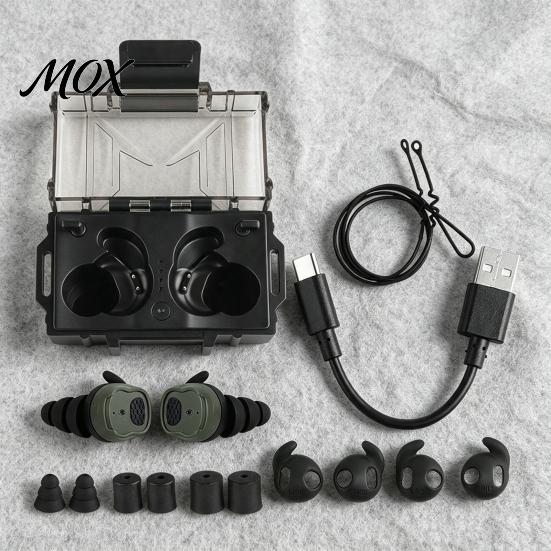 Outdoor Range Gear Shoot Ear Protection Earplugs, Bluetooth-compatible Electronic Hearing Earbuds, NRR Earplugs for Hunting 26dB Sound Amplification