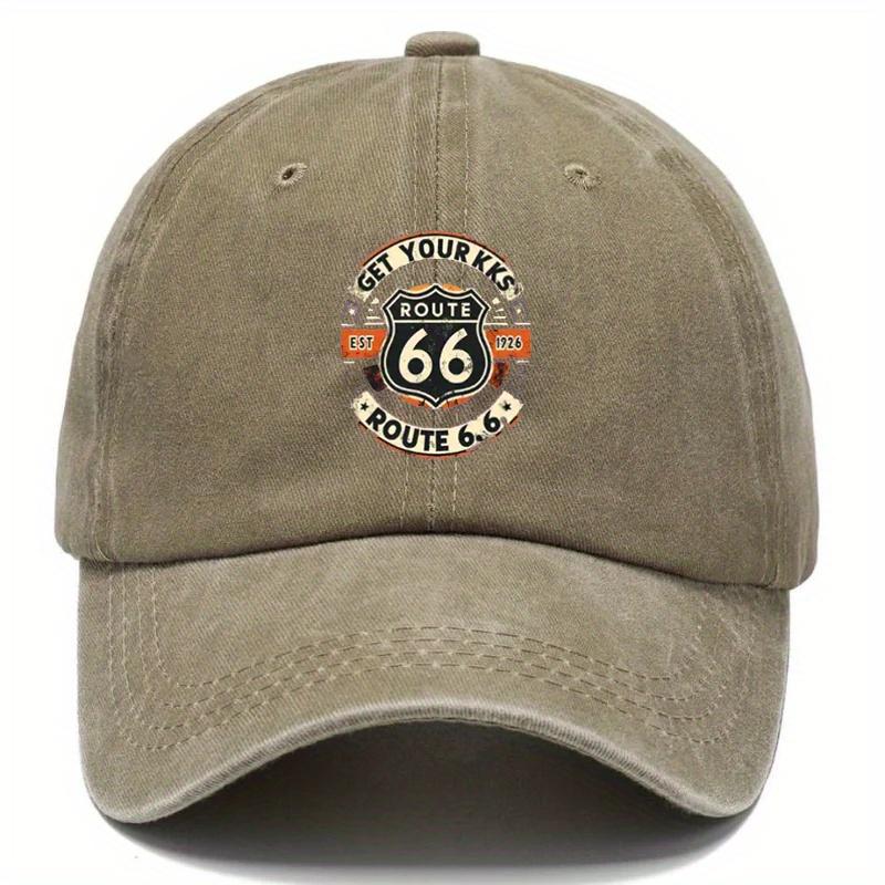pc Adjustable Washed Baseball Cap Compatible for Unisex Women Number Letter Print Hand Washable Textile Cap Suitable