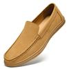 Fashion Mens Casual Shoes Loafers Brown 47 Classic British Style Men Lightweight Soft Male Slip On Driving Flats Bean Boots One Legged