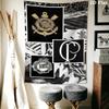 Corinthians Paulistinha Wall Tapestry Aesthetic Wall Hanging Printed Fabric Blanket Decorative Tapestries for Bedroom Living Room Home Decor