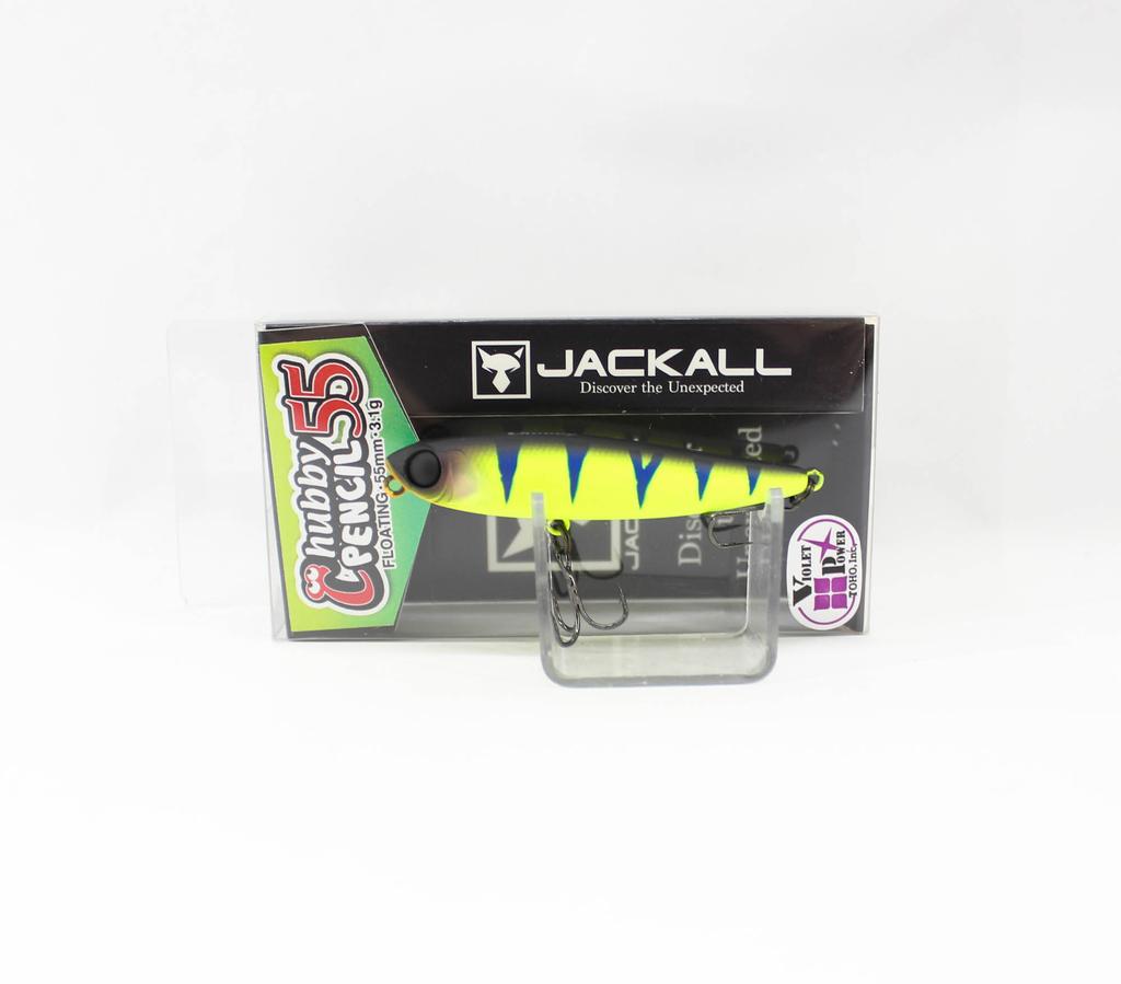 Jackall Chubby Pencil 55 Plovoucí nástraha UV Matná Grafová Okoun (3181)