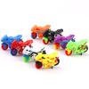 5Pcs Motorcycle Model Toys Inertia Drive Forward Mini Multicolored Battery-Free Interactive Toys Collectible Children Pull Back Cartoon Toy Vehicles