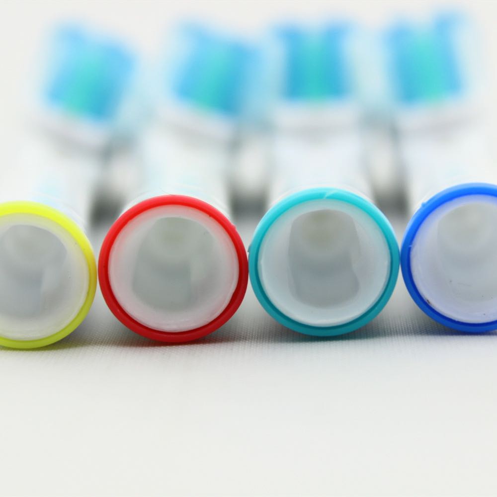 8pcs For Dual Clean Electric Toothbrush Head Replacements Soft Heads 1000 8000 9000 417A Clean Bristle Nozzles