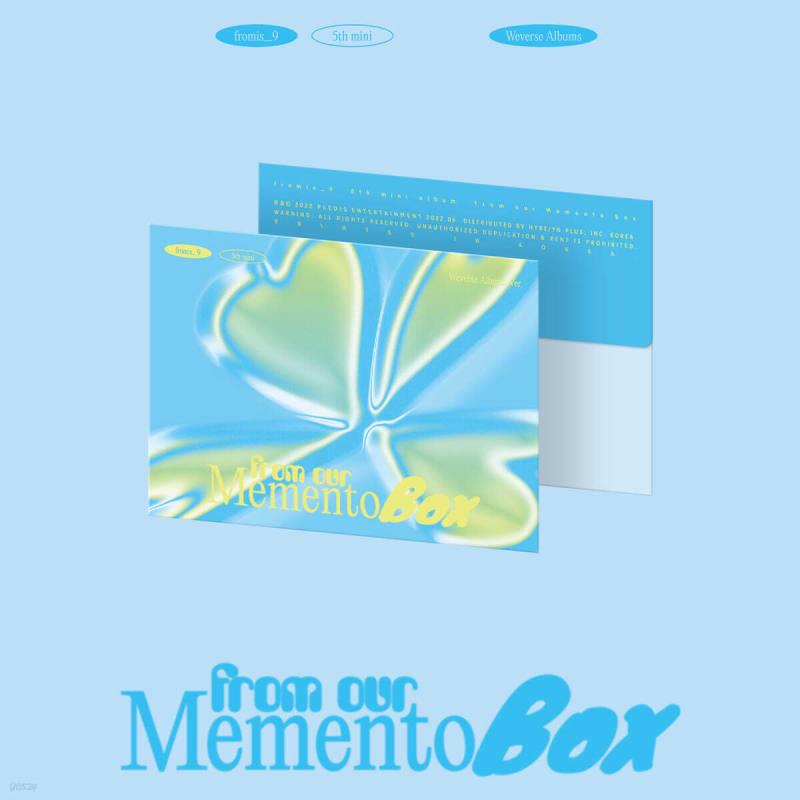 

fromis_9 - 5th Mini Album: from our Memento Box [Weverse Albums ver.] [Randomly Sent Out of 9 QR Cards]