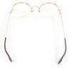 Very Good Cartier Glasses Trinity Half-Rim Round Frame Gold Used