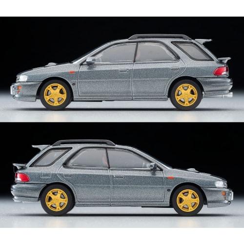 TOMYTEC Tomica Limited Vintage Neo 1/64 Scale LV-N281b Subaru Impreza Pure Sports Wagon WRX STi Version V Gray 1998 Model (Finished Product)