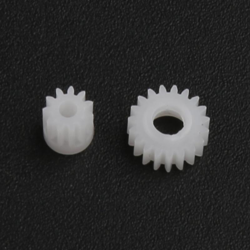 20 Pcs Motor Gears for Model Car Replacement Motor Gear for SCX24 90081 Car Toy Kit RC Crawler Car Replacement