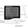 LCD Electronic Digital Temperature Sensor Humidity Meter Backlight Thermometer Hygrometer Gauge Indoor Weather Station Clock
