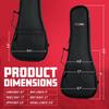 GATOR Cases GBE Series GBE-UKE-SOP Gig Bag for Ukulele, Soprano Size, Nylon, [Shoulder Strap Included]