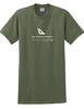 T-shirt in cotone verde militare con logo bianco South African Airways per appassionati di aviazione
