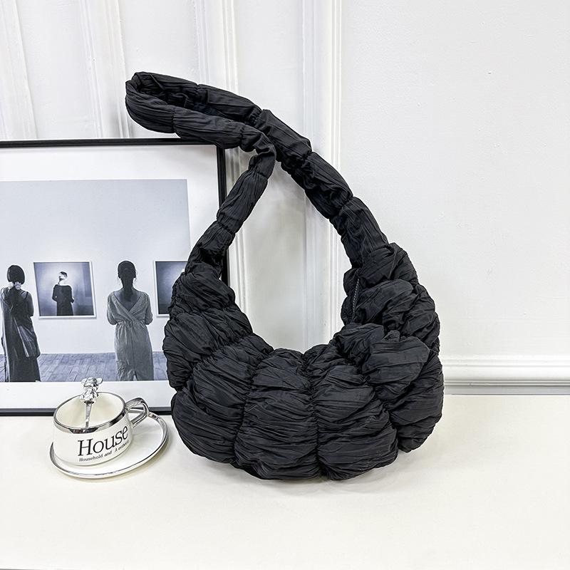 

Lazy Style Winter Large Capacity Croissant Crossbody Bag - Women s Versatile Fashion Underarm Bag чёрный