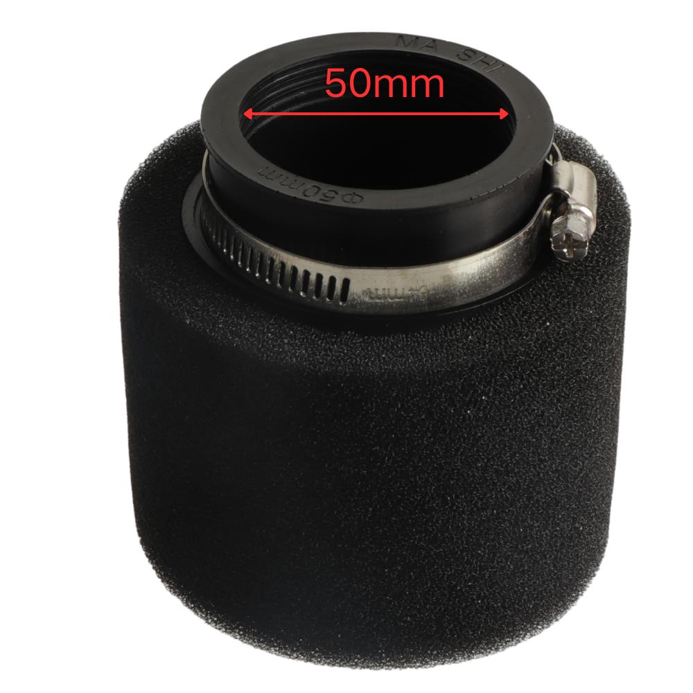 1Pc Black/Red Dual Foam Air Filter 35mm 38mm 42mm 45mm 48mm 50mm Universal Cleaner for Moped Scooter Off-road Bike Parts Air Filters 7