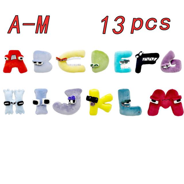 NOUVEAU Jouet en Peluche Alphabet Lore Personnage Poupée Kawaii Animaux en Peluche Jouets pour Enfants Cadeaux de Noël
