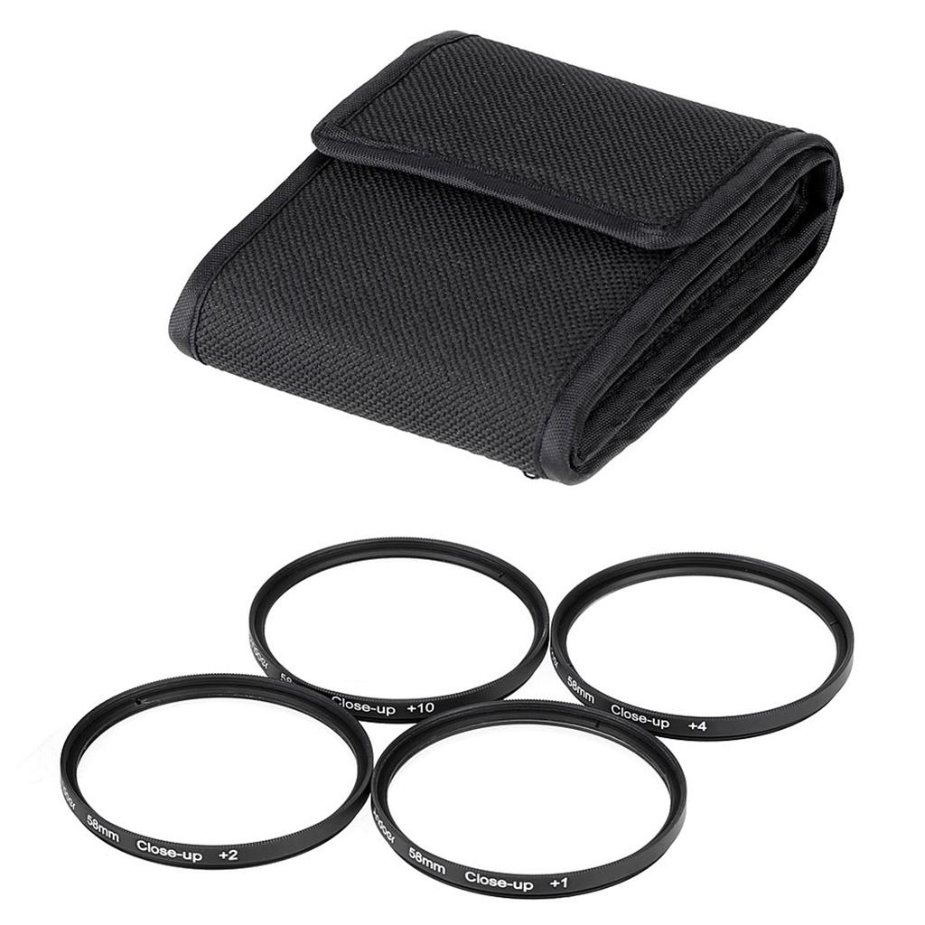 Makro-Nahfilter-Set +1 +2 +4 +10 Für Canon Nikon Sony Kameraobjektiv 37mm-77mm Fotografie