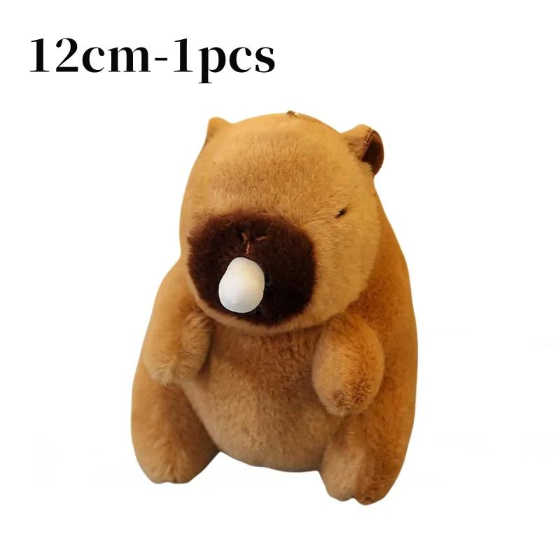 

Плюшевый брелок Капибара Каваи Подвеска на рюкзак Мультяшный Мягкий Подвески на сумку Капибара Смешной Милый Декор Девочки Пушистые Подарки