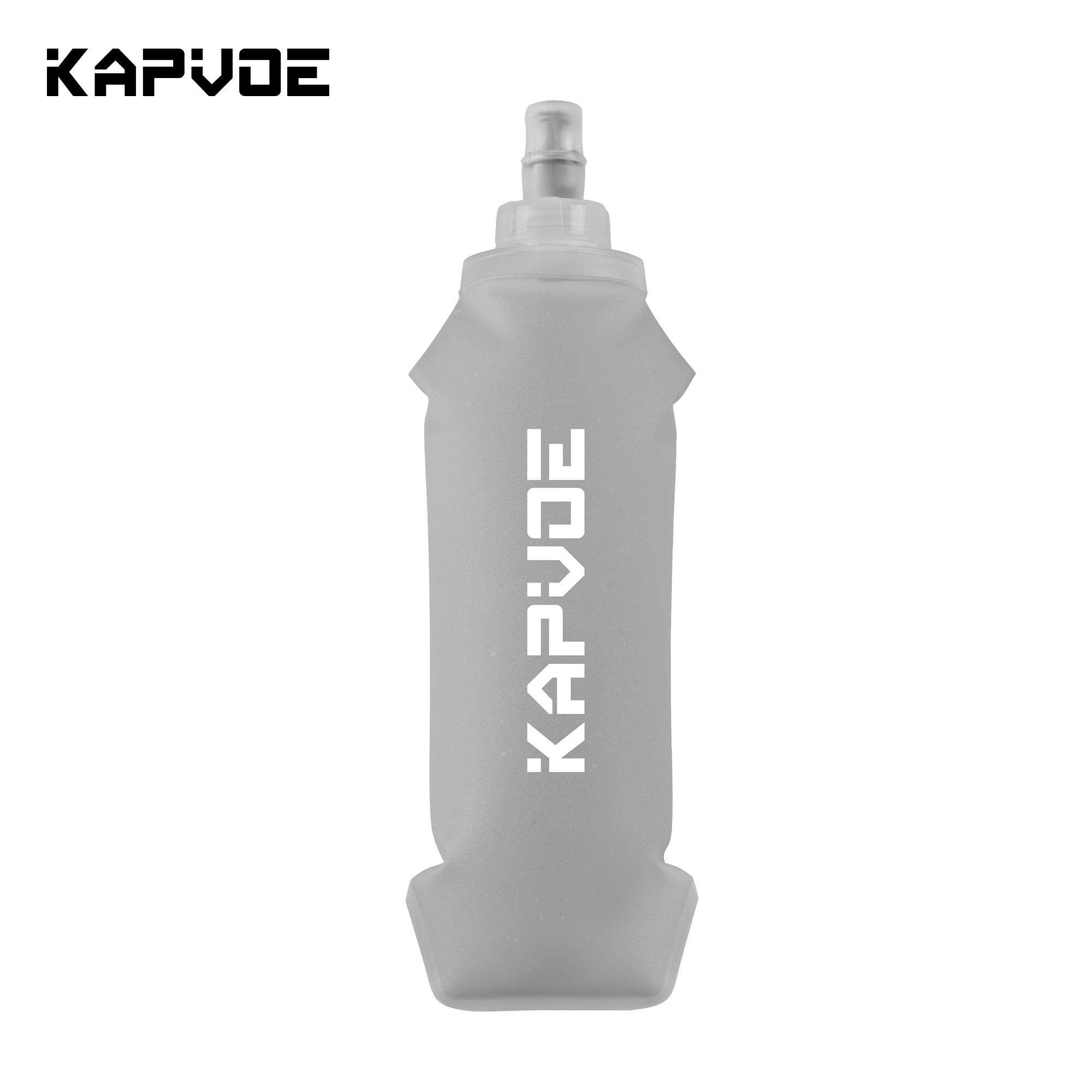 

Kapvoe Soft Water Bottle Folding TPU BPA-Free Collapsible Flask Outdoor Sport Hiking Camping Running Portable Soft Water Bottle