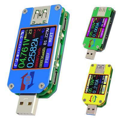 Voltmetru tip C, ampermetru UM25/25C UM24/24C UM34/34C, afișaj LCD color, voltmetru CC, încărcător rapid, ampermetru, detector de baterie externă