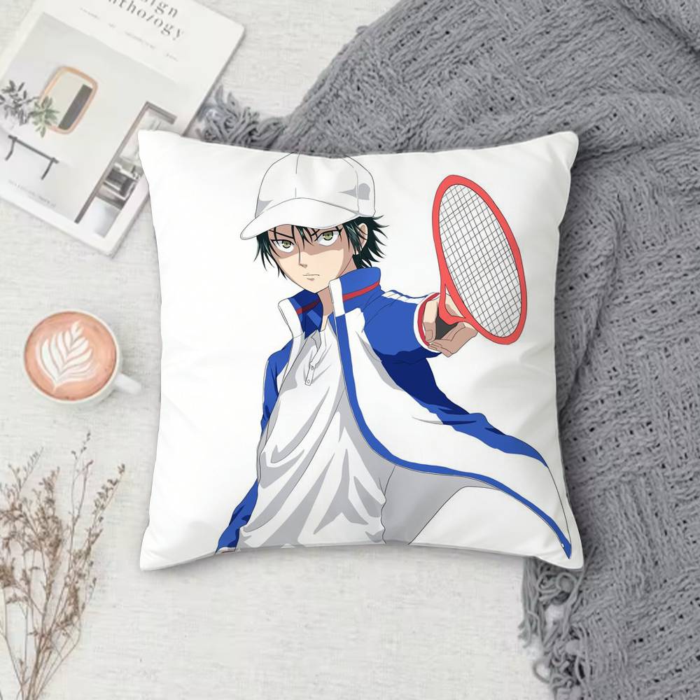 The Prince of Tennis Doublesided Printed Square Decorative Cushion Cover for Sofa Living Room Home Decor