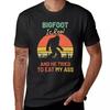 Bigfoot Is Real And He Tried To Eat My Ass T-Shirt Tops Boys Whites Plus Sizes Mens Cotton T Shirts