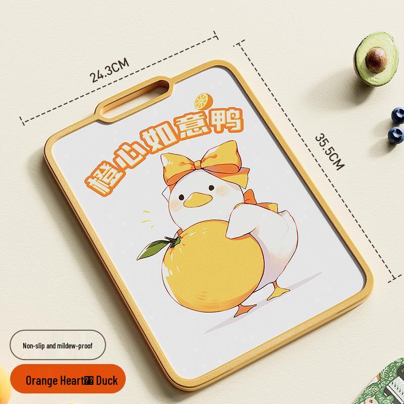 

IBOER Children s Plastic Food Prep Board 35.5*24.3*1.1cm