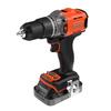BLACK & DECKER | Wiertarko-wkrętarka akumulatorowa | BCD383D1XK-QW | 18 maja | 2,0 Ah | Litowo-jonowy