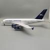 Diecast Plane 46CM 1/160 Airplane Airbus 380 A380 Argentina Airline Model Light Wheel  Collection Airliner Gift Display