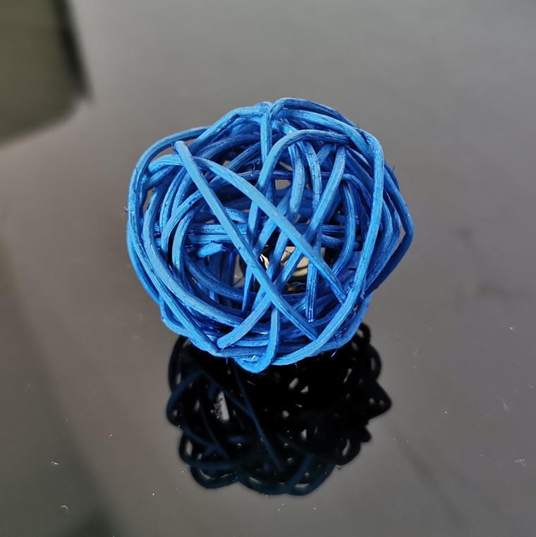 Rattan Cat Toy Bell Ball - Scratch-Resistant, Bite-Resistant, Self-Entertainment Teasing Stick for Cats.