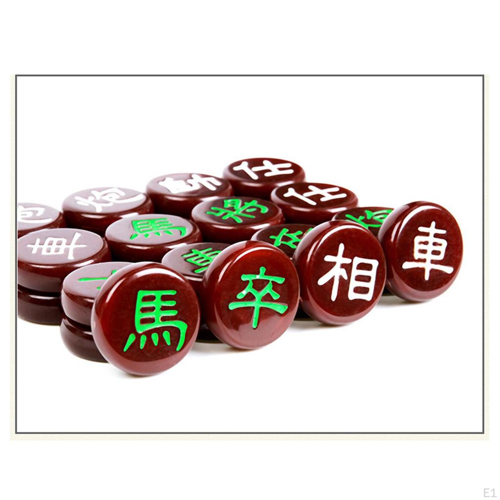 Kínai sakkkészlet összecsukható táblával Xiangqi Oktatójátékok Készségek Gyanta Gondolkodás