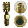 Mosazný adaptér pro chladivo R32 R454B 1/4" vnitřní závit na 1/4" vnější závit Závitové kování pro konektor R32/R454B