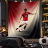 Wall Hanging Tapestry Cristiano Ronaldo Print Cloth for Living Room Bedroom Home Decor
