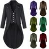 2024 Men's Gothic Steampunk Tailcoat Victorian Overcoat Costume
