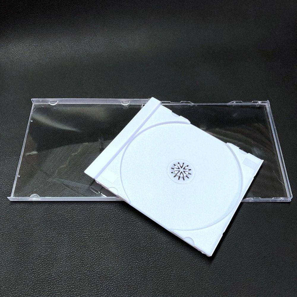 Anti-scratch CD Protective Case Dust Protection Single Disc Storage Disc CD Box  Package Case
