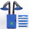 3.0kW Dual-Arm Mobile Industrial Welding Fume Extractor CN Plug (adapter Included)