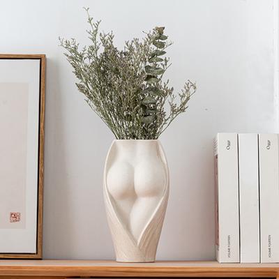 Kreativní umělecká váza Keramická hydroponická váza Váza na sušené květiny Aranžování květin Domácí dekorace Ornament Zahradní dekorace