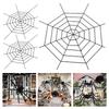 150cm/250cm Riesiges Spinnennetz Schwarz/Weiß Halloween Dekoration Gruseliges Riesenspinnennetz Horror Requisiten Spukhaus