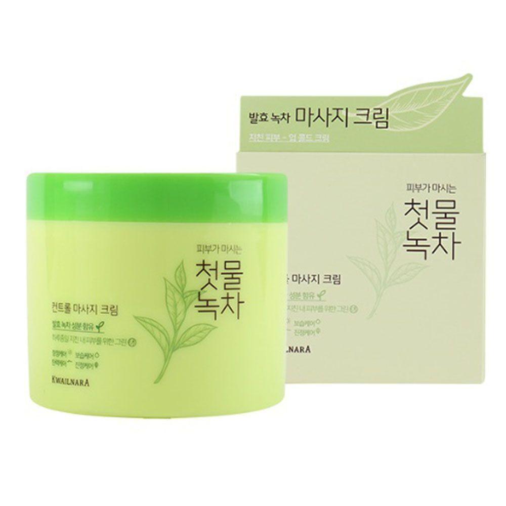 KWAILNARA TNRDTZMR Women s Massage First Green Tea Massage Cream 300g