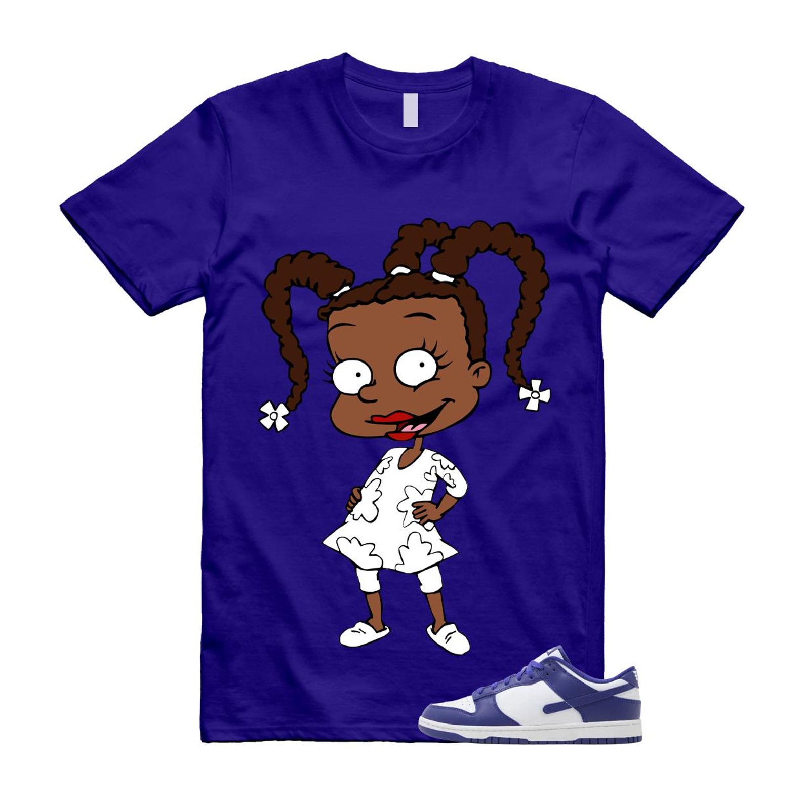 Dunk Concord Grape White Purple T Shirt Match SUSIE 2XL