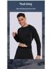 Men's Quick-Dry Fleece-Lined Base Layer for Outdoor Sports, Hiking, Mountaineering, Skiing, and Fitness