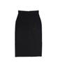 Opeuntaib Classic H Line Side Slit Long Skirt (Black)