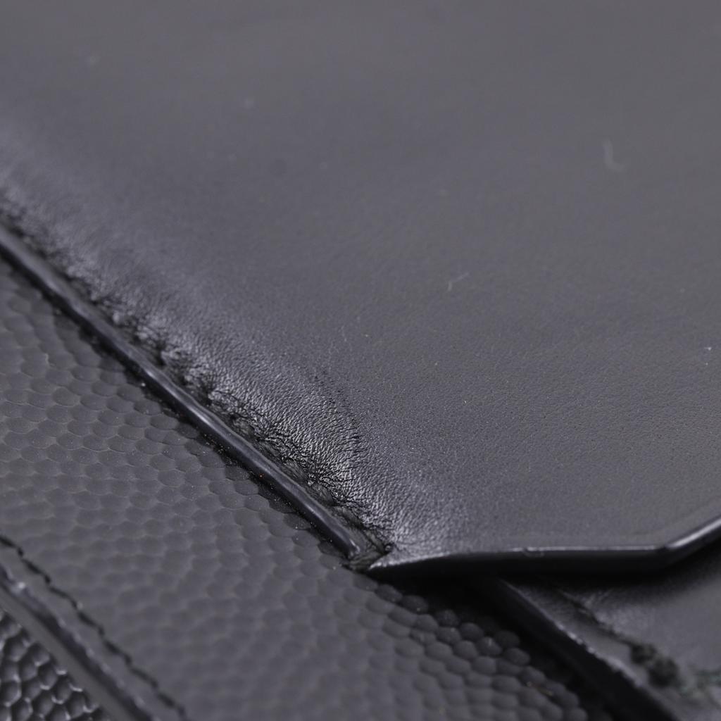 Bally Shoulder Bag Black Leather Women Used