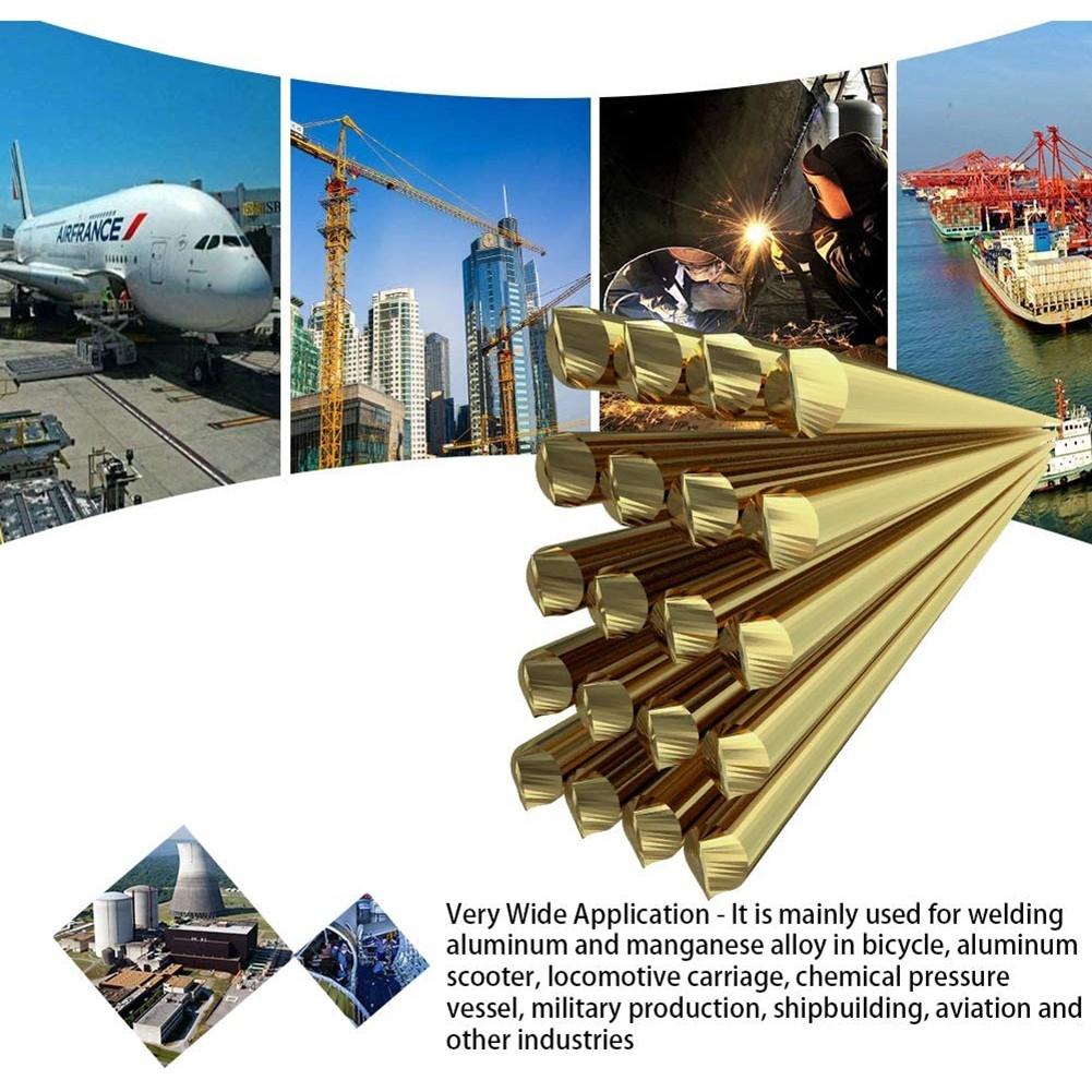 1.6*250mm Brass Welding Rod 20pcs Brass HS221 Brazing Rods