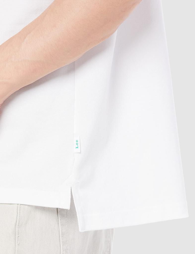 Lee Official Leesures Play POLO Size S Men's T-Shirt, Pink,