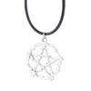 Pentagrams/Star and Moon/Wing Pendant Necklace Adjustable Chain Choker Fashionable Neckchain Jewelry for Women Girls