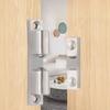 Stainless Steel Magnetic Door Catch,No Drilling And Sticking Required, Strong Adsorption And Anti-Collision, Suitable for Bedroom, Bathroom, Wardrobe