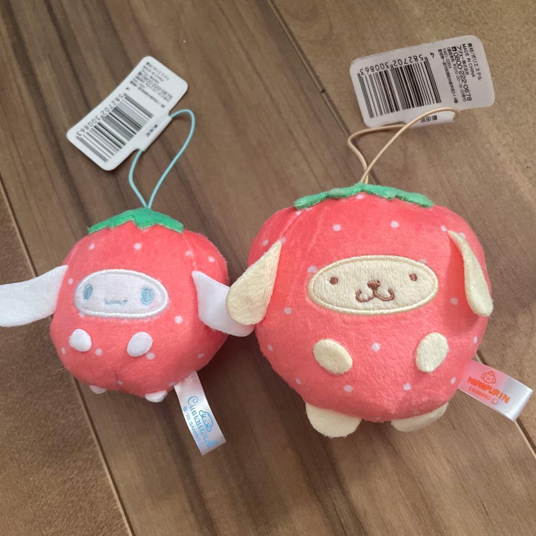 Pom Pom Purin Cinnamoroll Fruit Kigurumi Mascot Set of 2