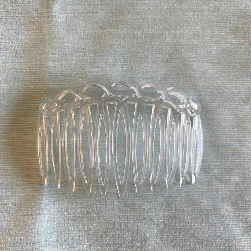1/2PCS Vintage Woven Plastic Hair Comb, 11 Teeth Retro Figure-8 Hair Pin for Classic Bun and Updo Styling
